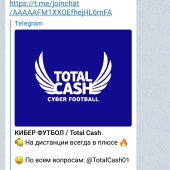 Жалоба на КИБЕР ФУТБОЛ / Total Cash Алексей Викторович В. фото 1