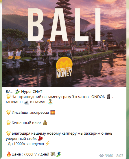Цена прогнозов Energetika.Money