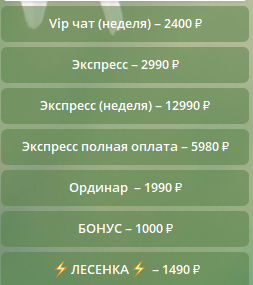 Цены прогнозов