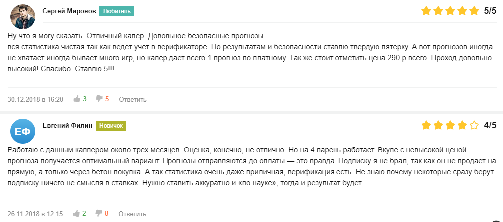 Отзывы о Stavka Dnya