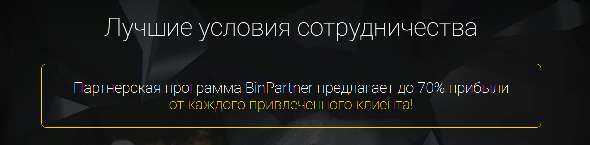 Условия партнерской программы
