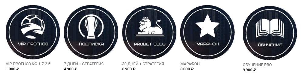 ProBet Владимир Лукоянов платные услуги