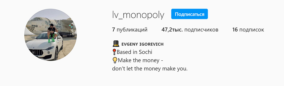 Внешний вид lv monopoly