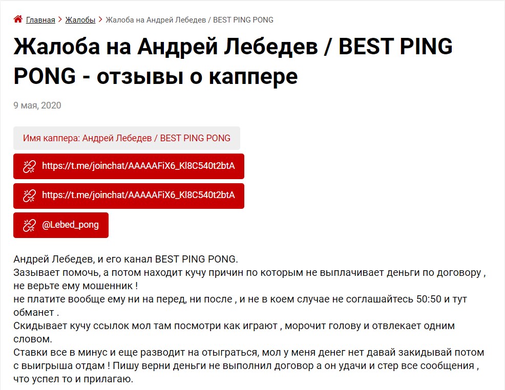 Best Ping Pong отзывы