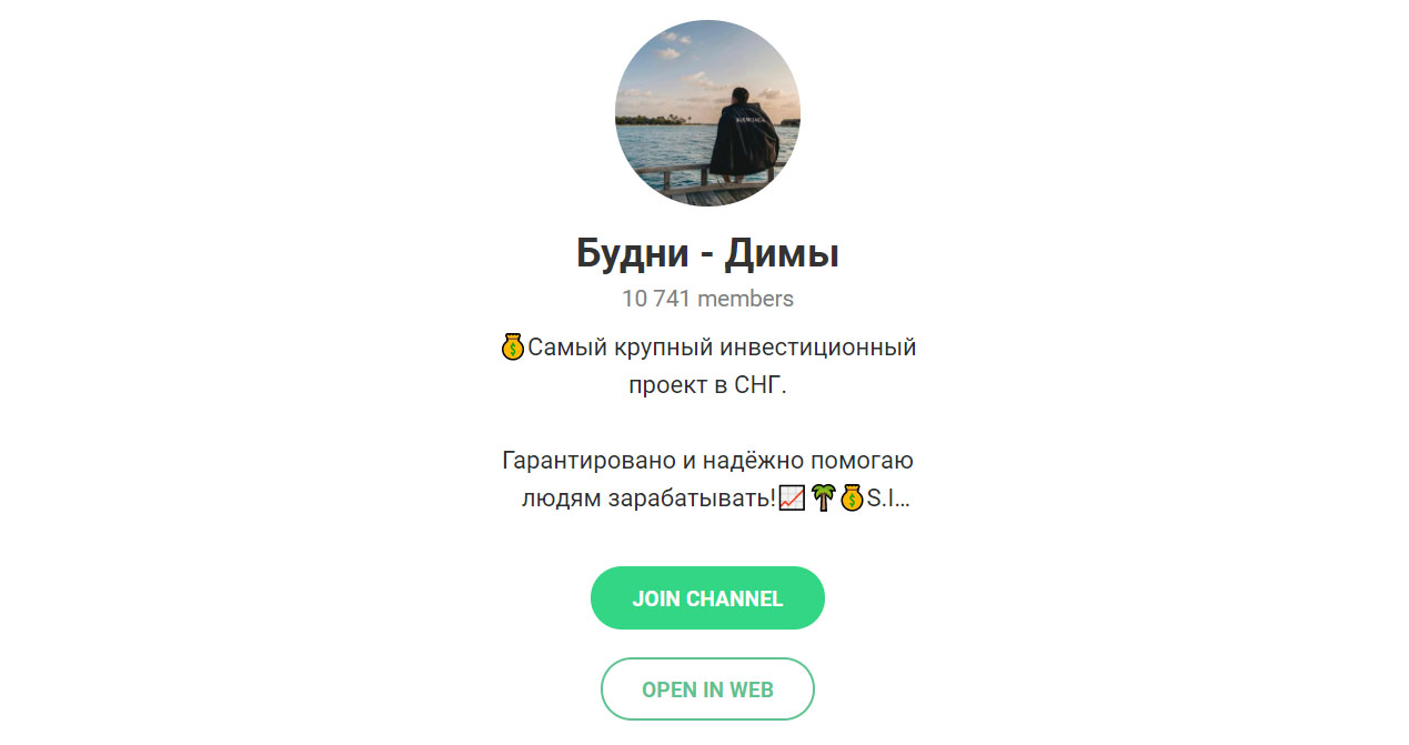 Внешний вид телеграм канала Дмитрий – Блог инвестора