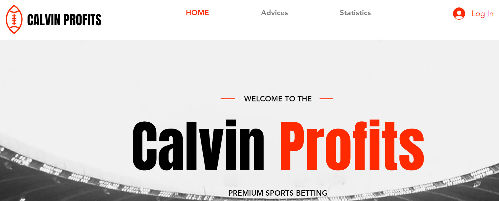 Внешний вид сайта Calvin-Profits com