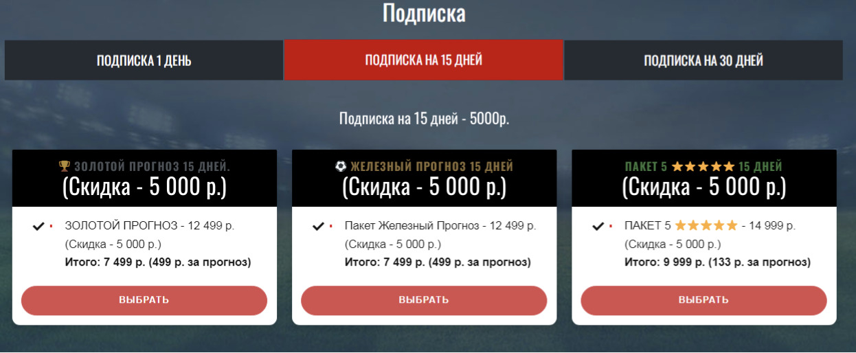 Цены buywin.pro