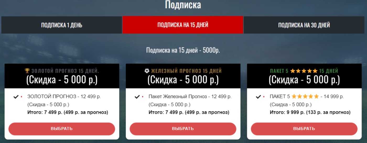 Цены buywin.pro