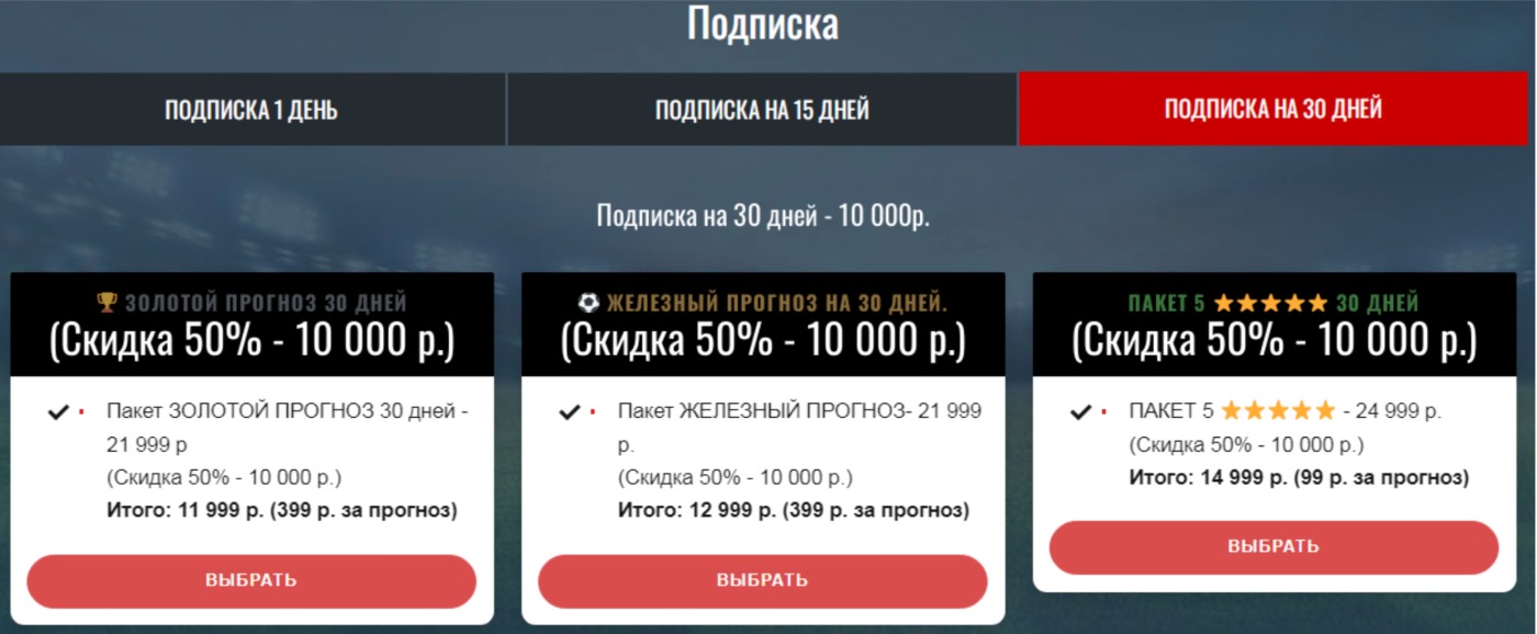Цены buywin.pro