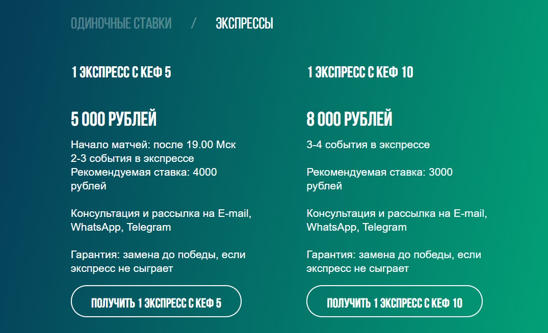 Платные прессы на проекте mybetexpert