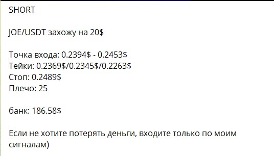 Бесплатные сигналы на канале Telegram Эллай Багровский