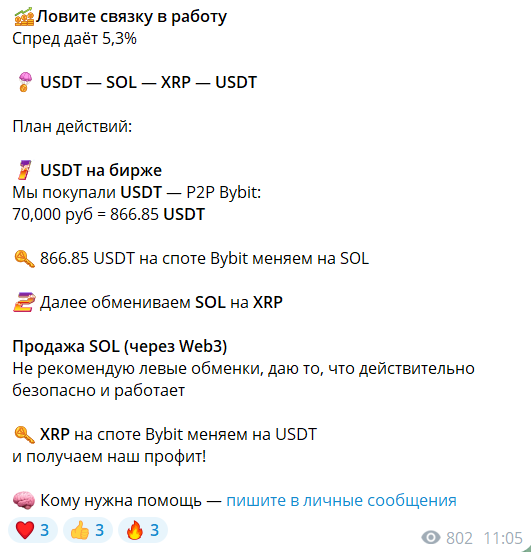 Бесплатная связка на канале TG Private Flow