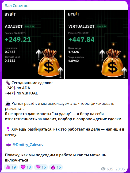 Персональные прогнозы от трейдера Дмитрия Залесова