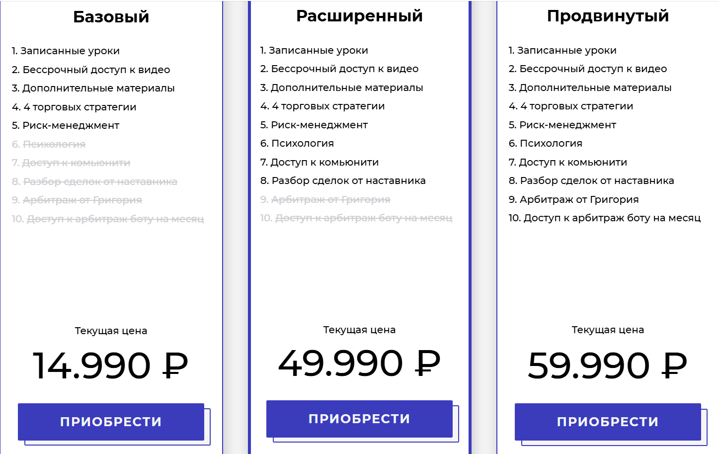 Платный курс от инвестора и трейдера Григория Полежаева