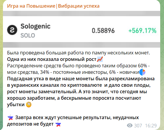 Статистика на канале в телеграме Игра на повышение Вибрация успеха