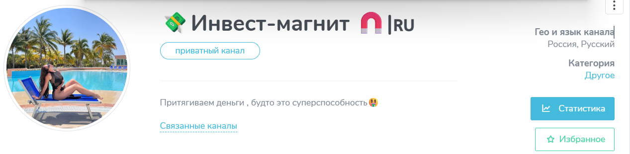 Внешний вид телеграм канала Инвест-магнит Внешний вид телеграм канала Инвест-магнит