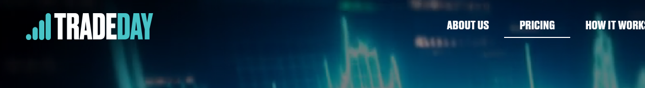 Внешний вид сайта Tradeday