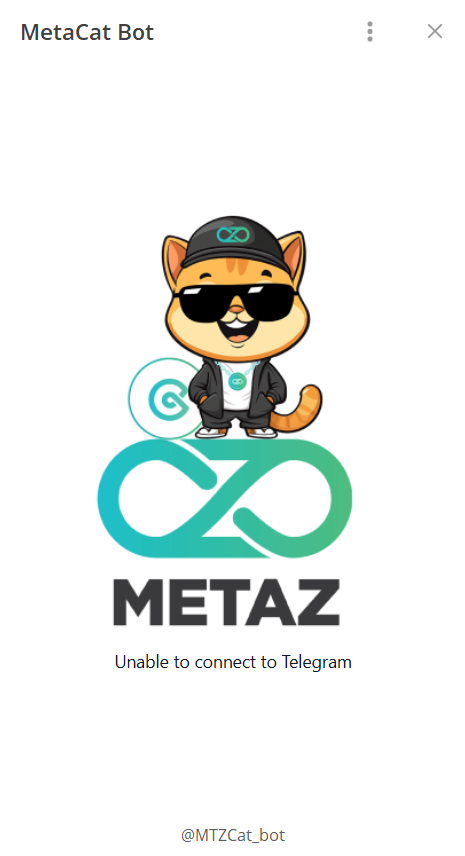 Функционал в боте телеграмм MetaCat Bot @MTZCat_bot