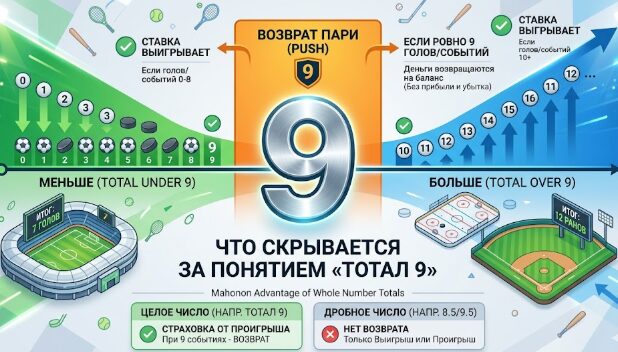 Что означает тотал 9