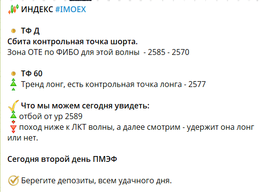 Бесплатный прогноз на канале ТГ Метелка - умный трейдинг