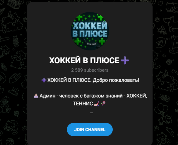 Проверка канала Хоккей в плюсе