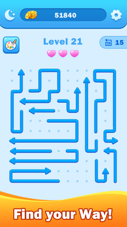 Как играть в онлайн приложение Arrow Escape: Puzzle Master