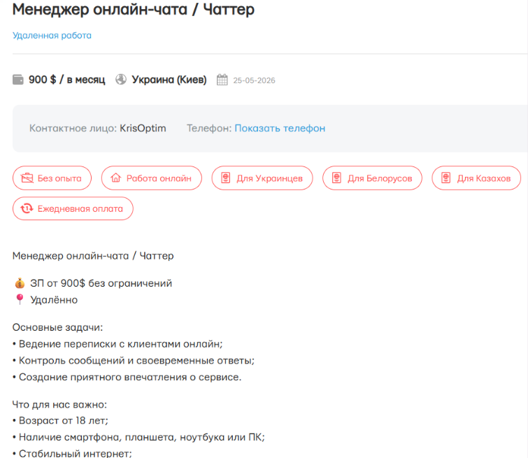 Как устроено приложенное Remote Work BOT