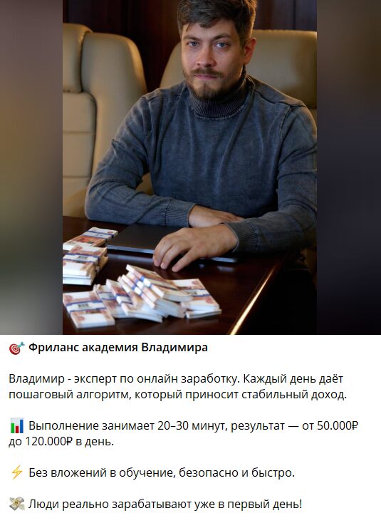 Реклама в боте ТГ Владимир (Работодатель) @djobbebot_bot