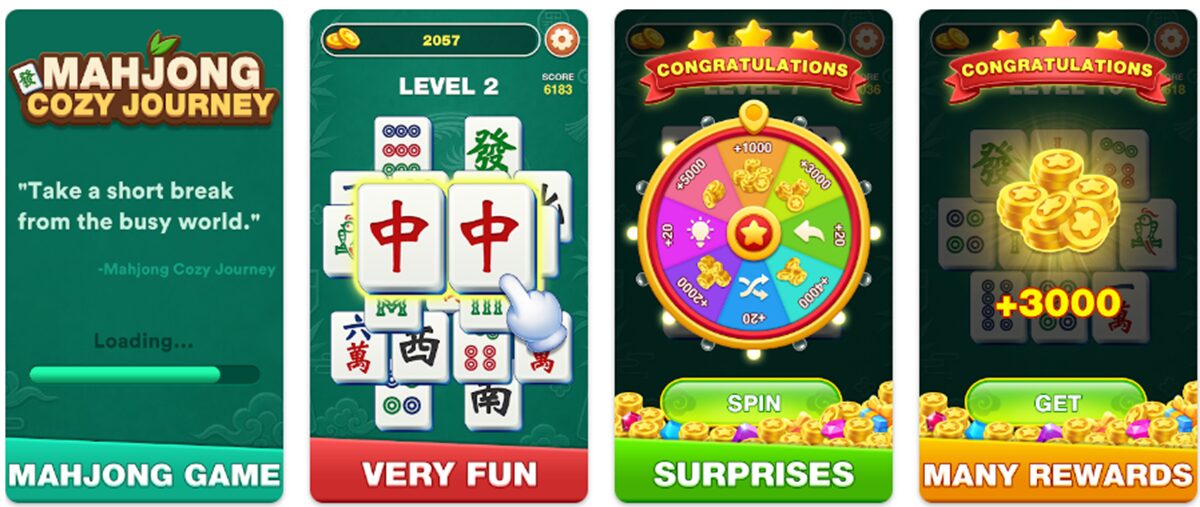 Внешний вид игры Mahjong Cozy Journey Внешний вид игры Mahjong Cozy Journey
