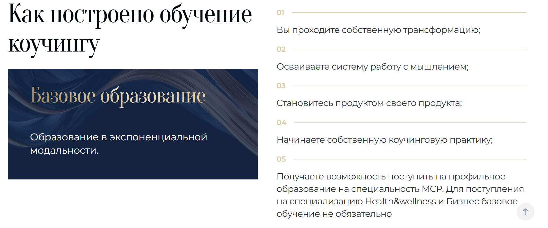 Информация по курсу обучения Михаила Саидова
